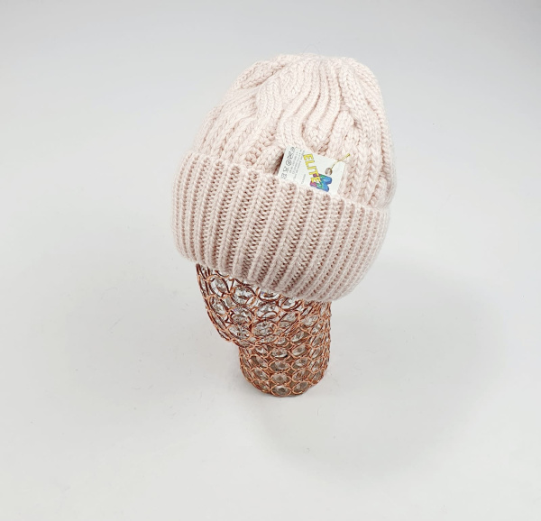 Шапка Март крупновяз. Каппа (пудра)